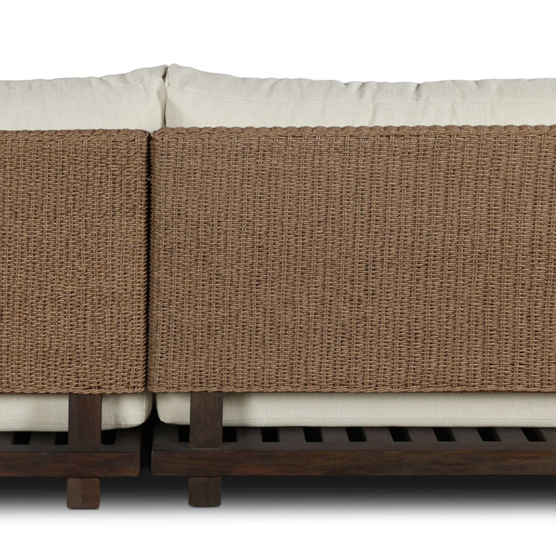 Wayford Outdoor 3-Piece Sectional - Vergo Cream
