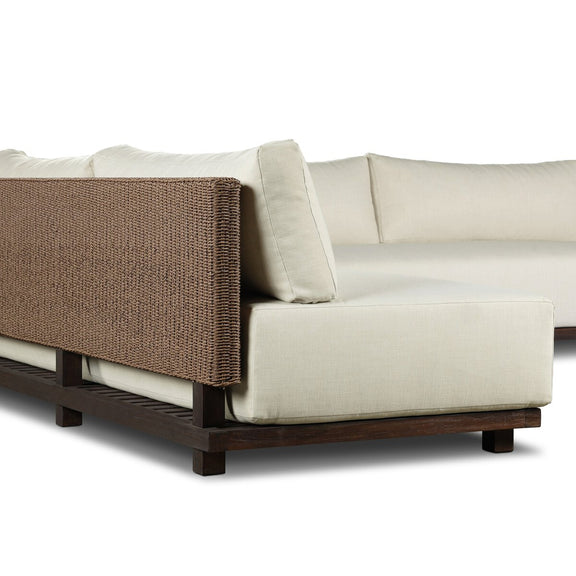 Wayford Outdoor 3-Piece Sectional - Vergo Cream