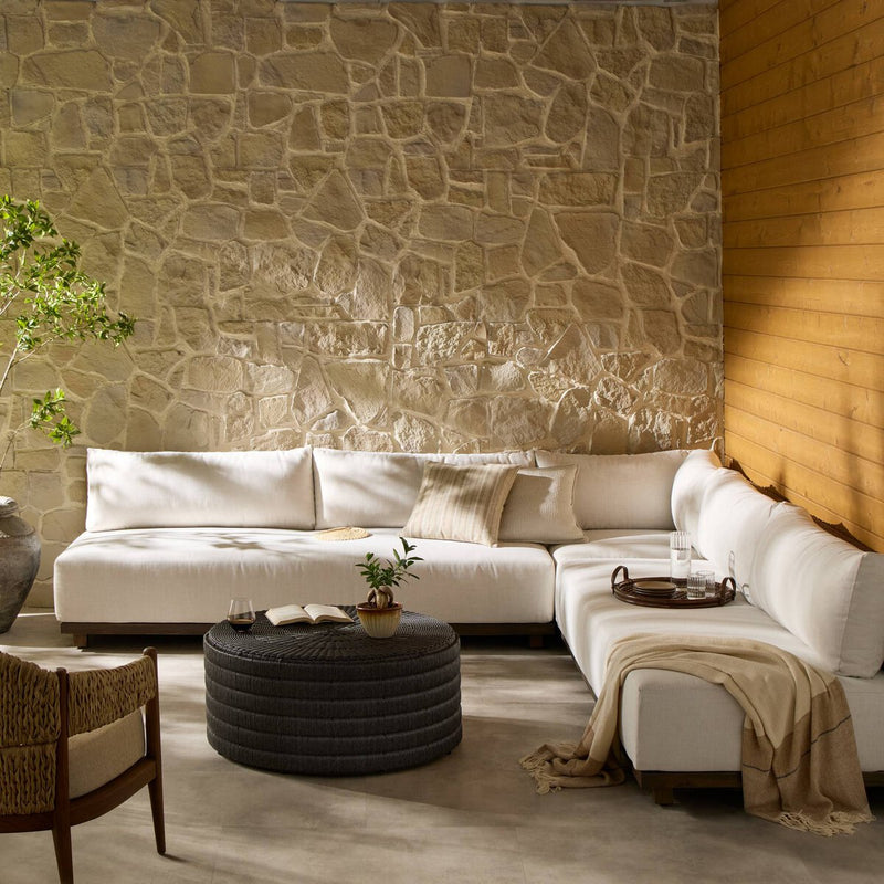 Wayford Outdoor 3-Piece Sectional - Vergo Cream