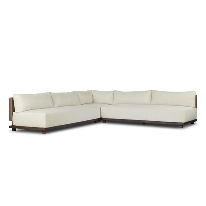 Wayford Outdoor 3-Piece Sectional - Vergo Cream