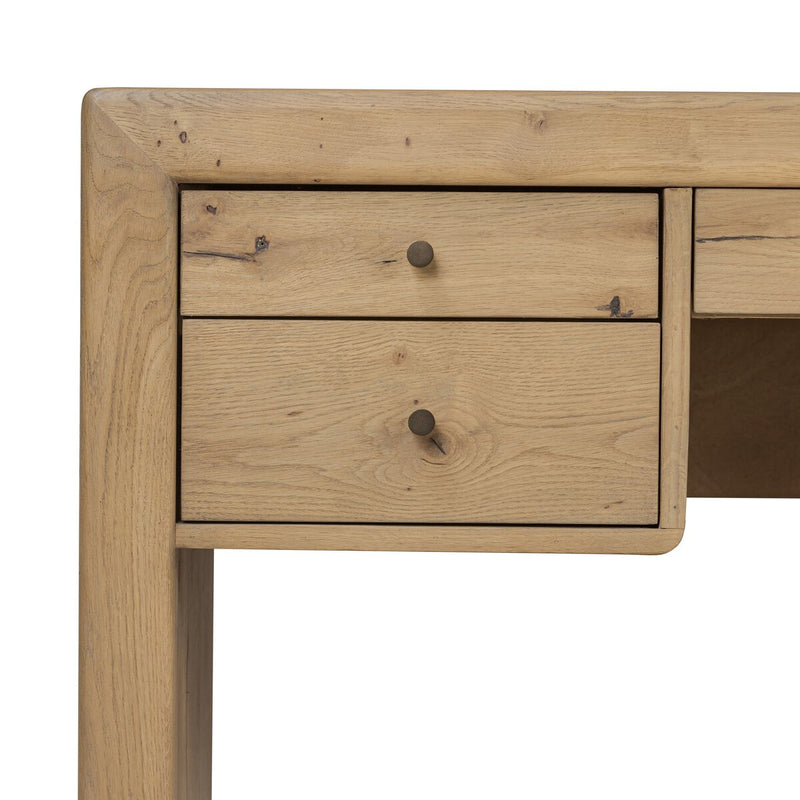 Nico Desk - Aged Natural Oak Veneer