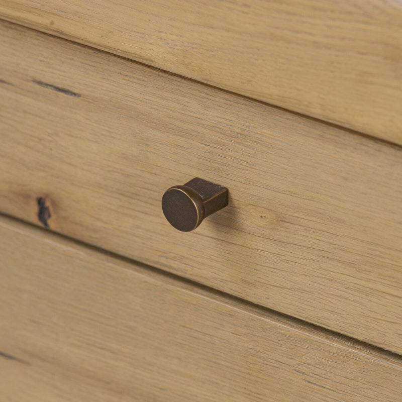 Nico Desk - Aged Natural Oak Veneer