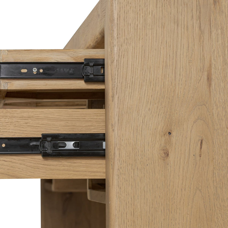 Nico Desk - Aged Natural Oak Veneer