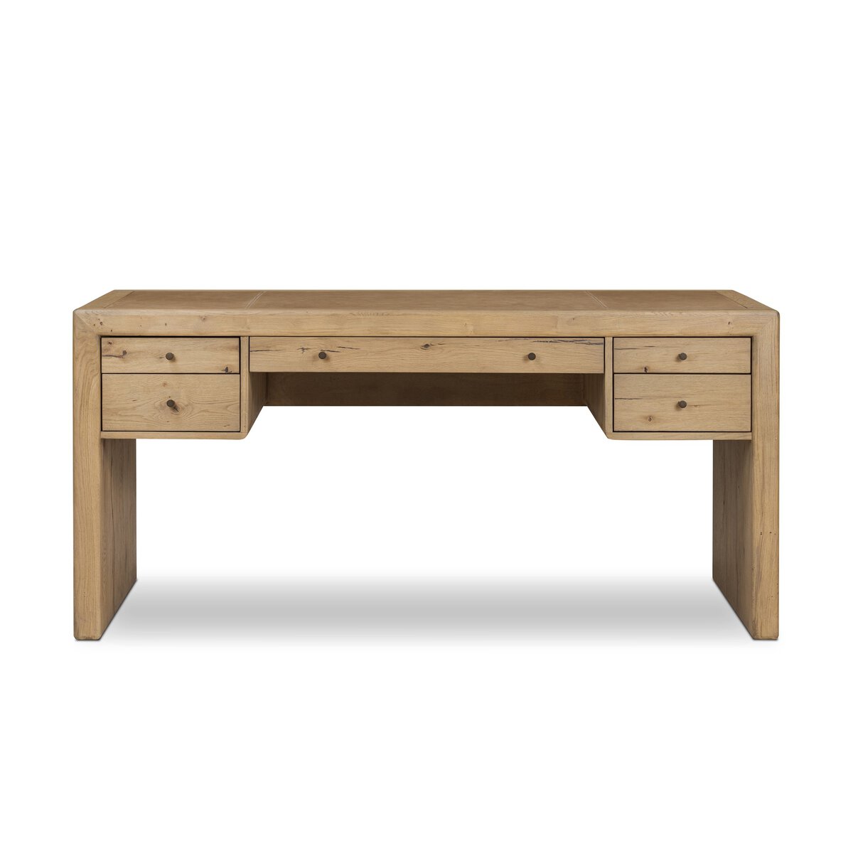 Nico Desk - Aged Natural Oak Veneer