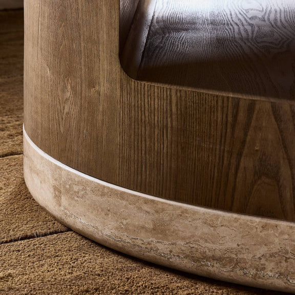 Sager Coffee Table - Amber Ash Veneer
