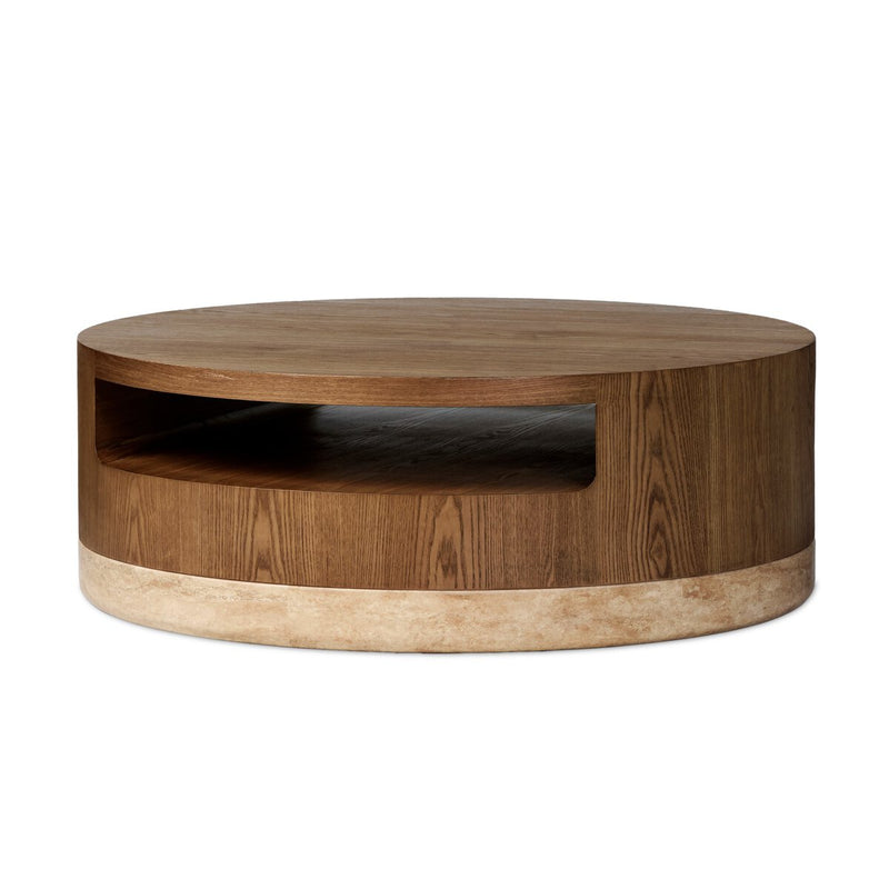 Sager Coffee Table - Amber Ash Veneer