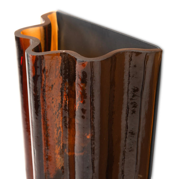 Thea Sconce - Amber Glass