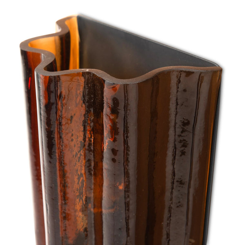 Thea Sconce - Amber Glass