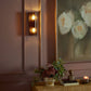 Thea Sconce - Amber Glass