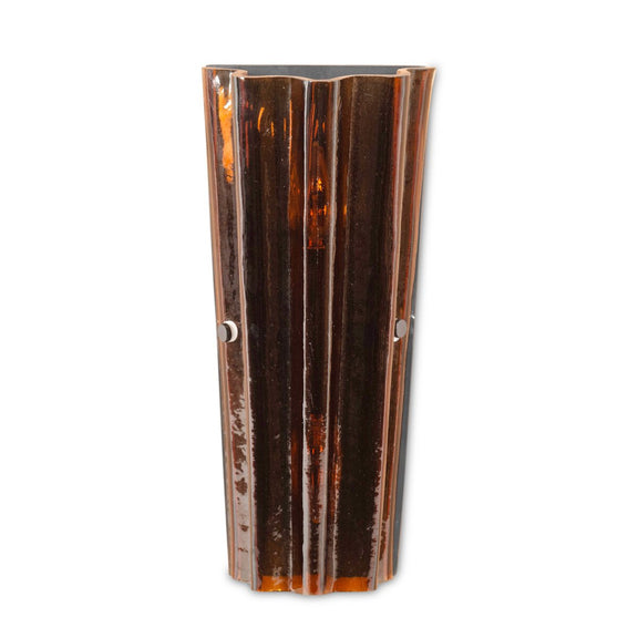 Thea Sconce - Amber Glass