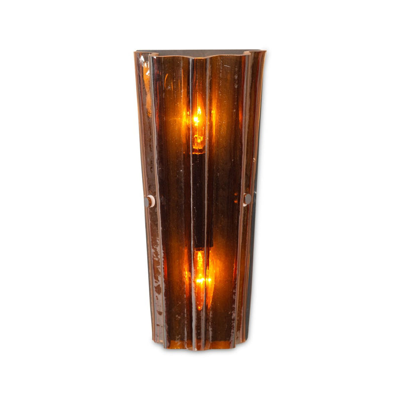 Thea Sconce - Amber Glass