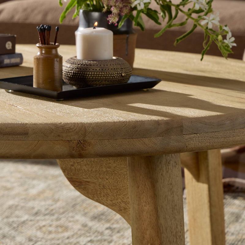 Daley Coffee Table - Light Natural Mango