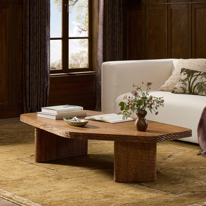 Nella Coffee Table - Warm Chestnut