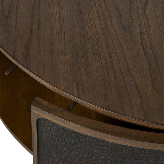 Bertie Coffee Table - Stained Saddle Brown Sungkai Veneer