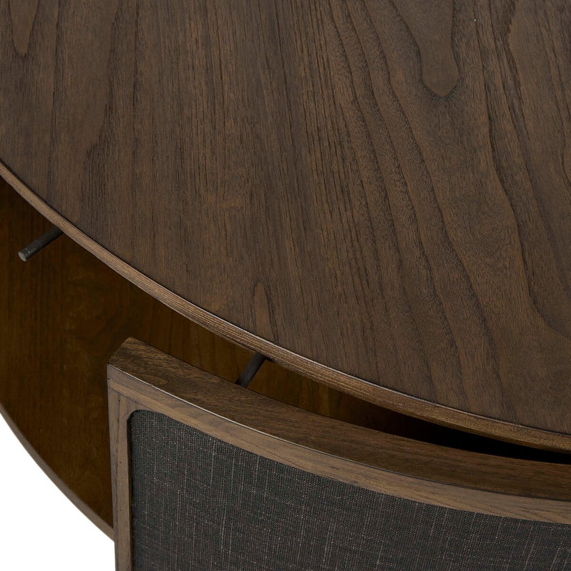 Bertie Coffee Table - Stained Saddle Brown Sungkai Veneer