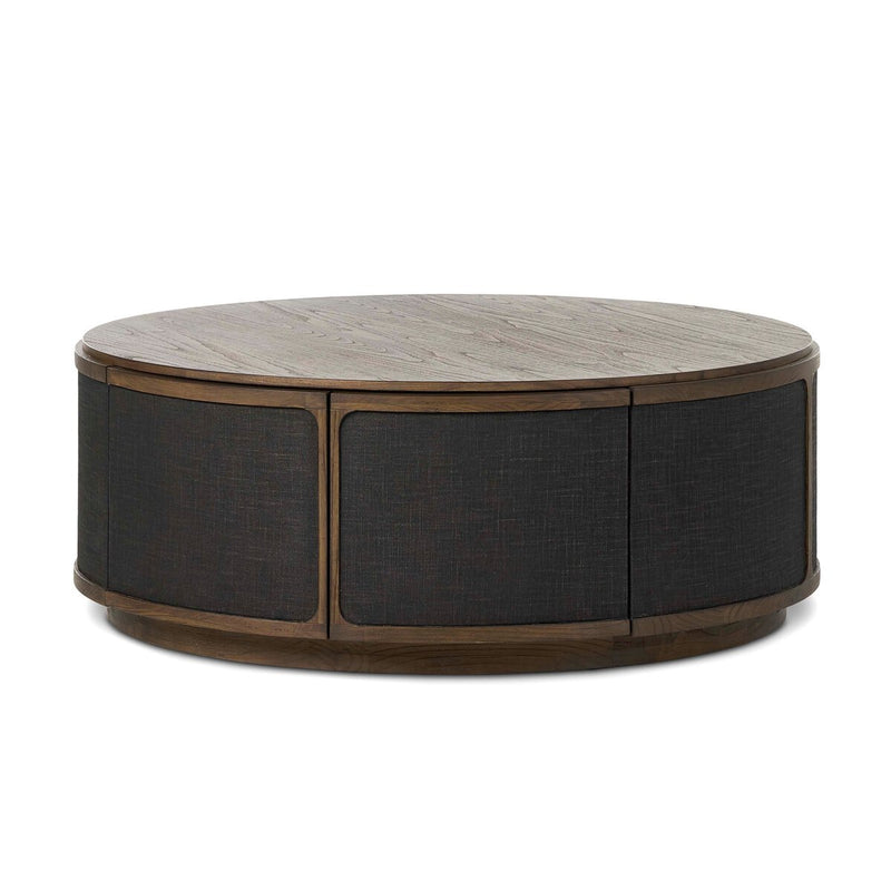 Bertie Coffee Table - Stained Saddle Brown Sungkai Veneer