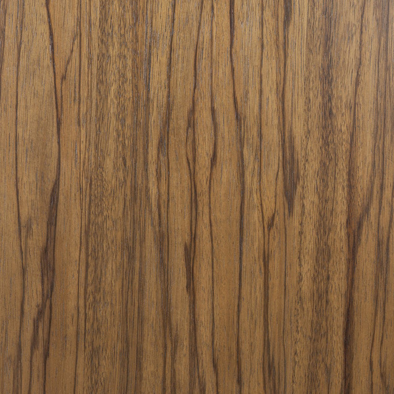 Damari Round Coffee Table - Medium Brown Limba
