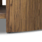 Damari Round Coffee Table - Medium Brown Limba