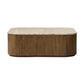Kamina Coffee Table - Fossil Marble