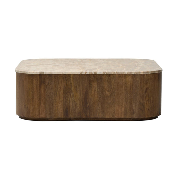 Kamina Coffee Table - Fossil Marble
