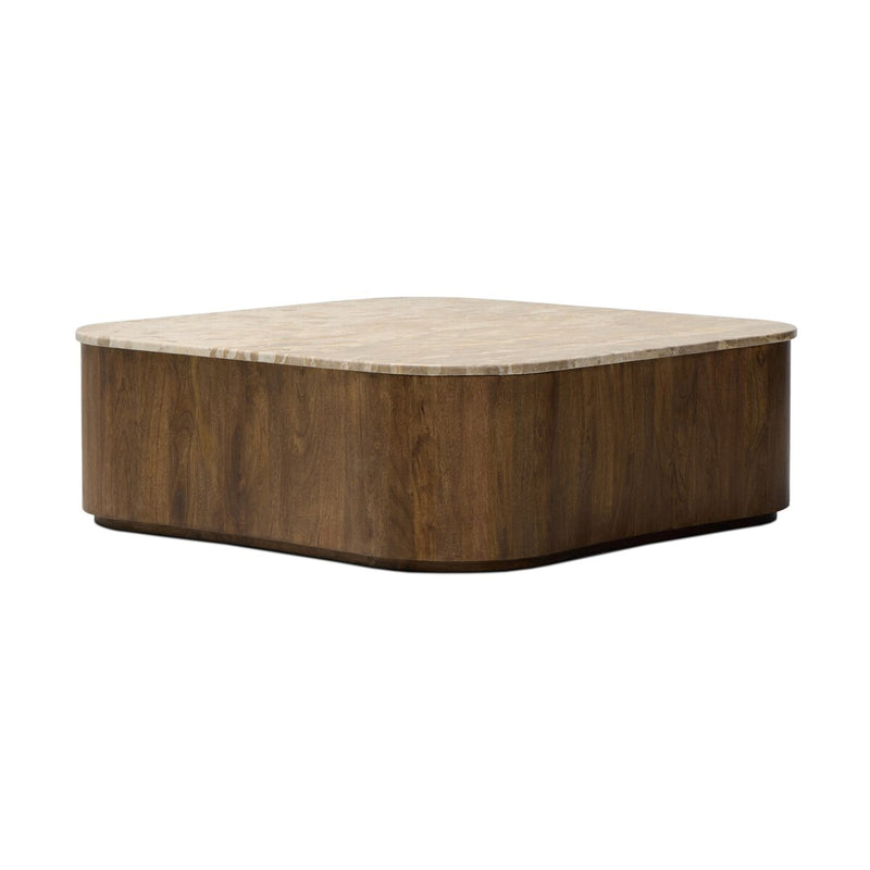Kamina Coffee Table - Fossil Marble