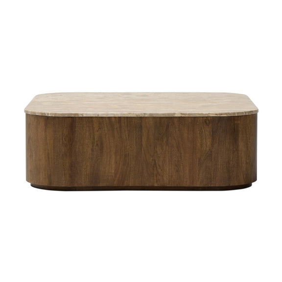 Kamina Coffee Table - Fossil Marble