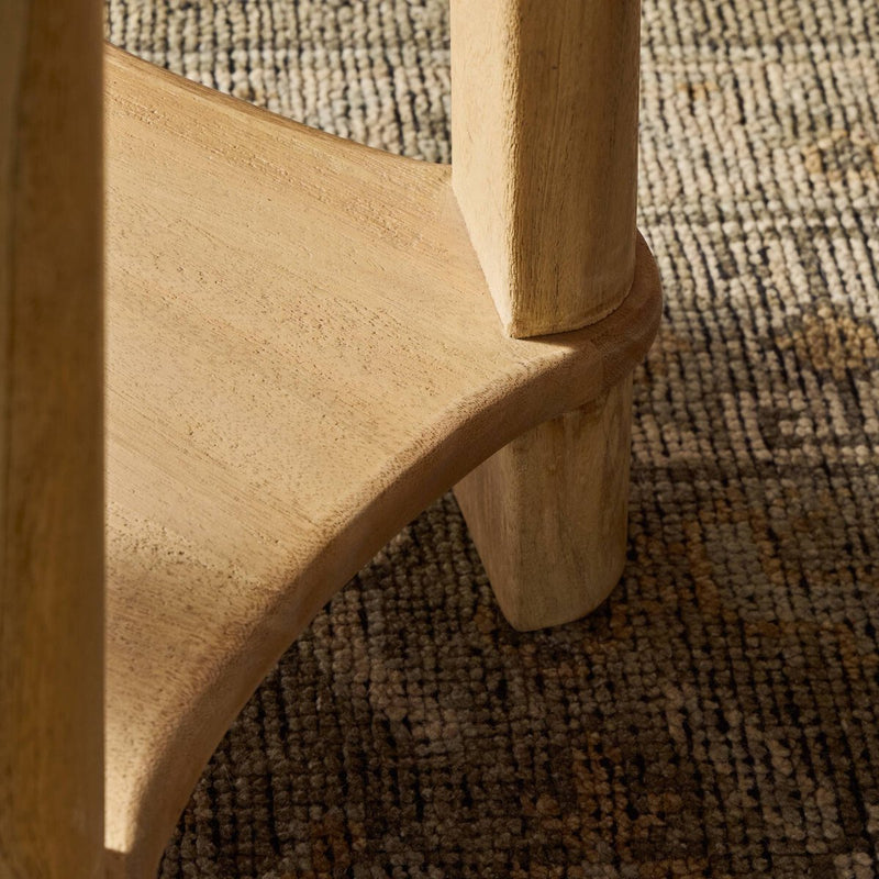 Daley End Table - Light Natural Mango