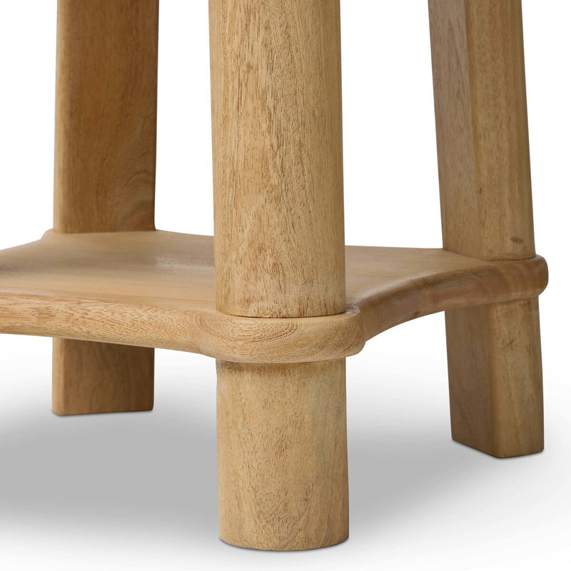 Daley End Table - Light Natural Mango