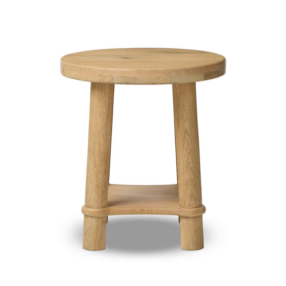 Daley End Table - Light Natural Mango