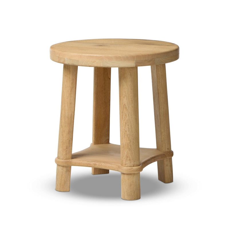 Daley End Table - Light Natural Mango
