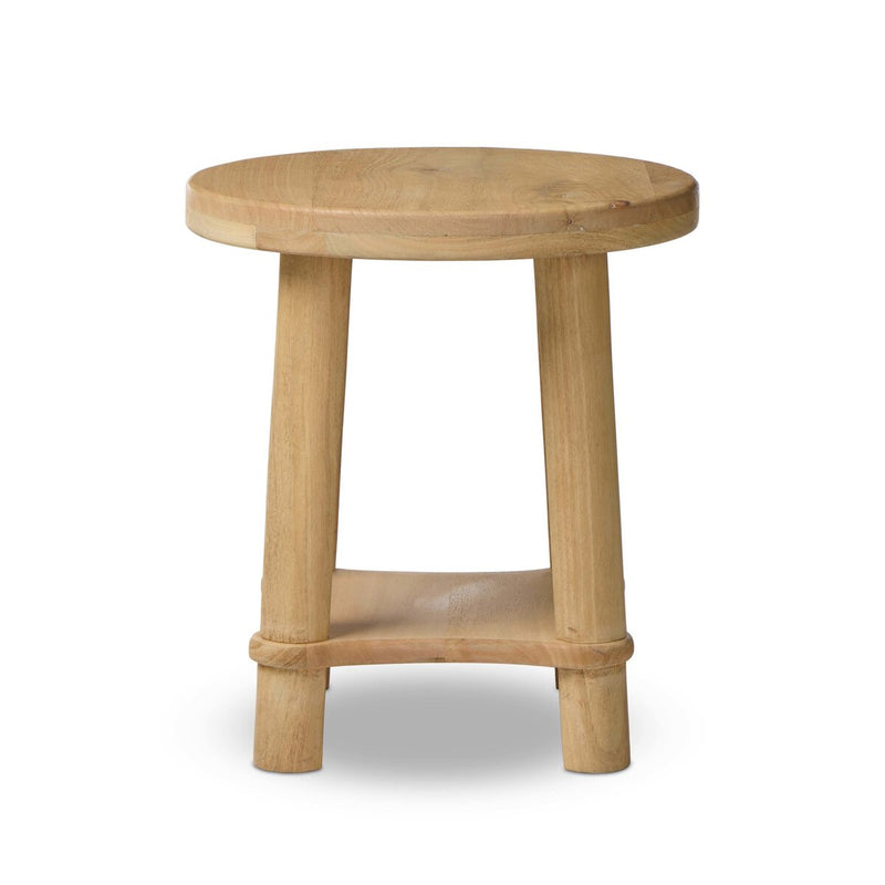 Daley End Table - Light Natural Mango