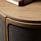 Bertie End Table - Stained Saddle Brown Sungkai Veneer