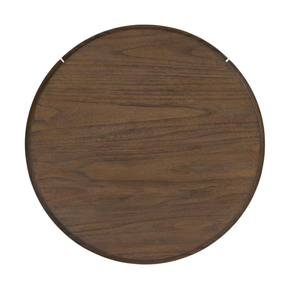 Bertie End Table - Stained Saddle Brown Sungkai Veneer