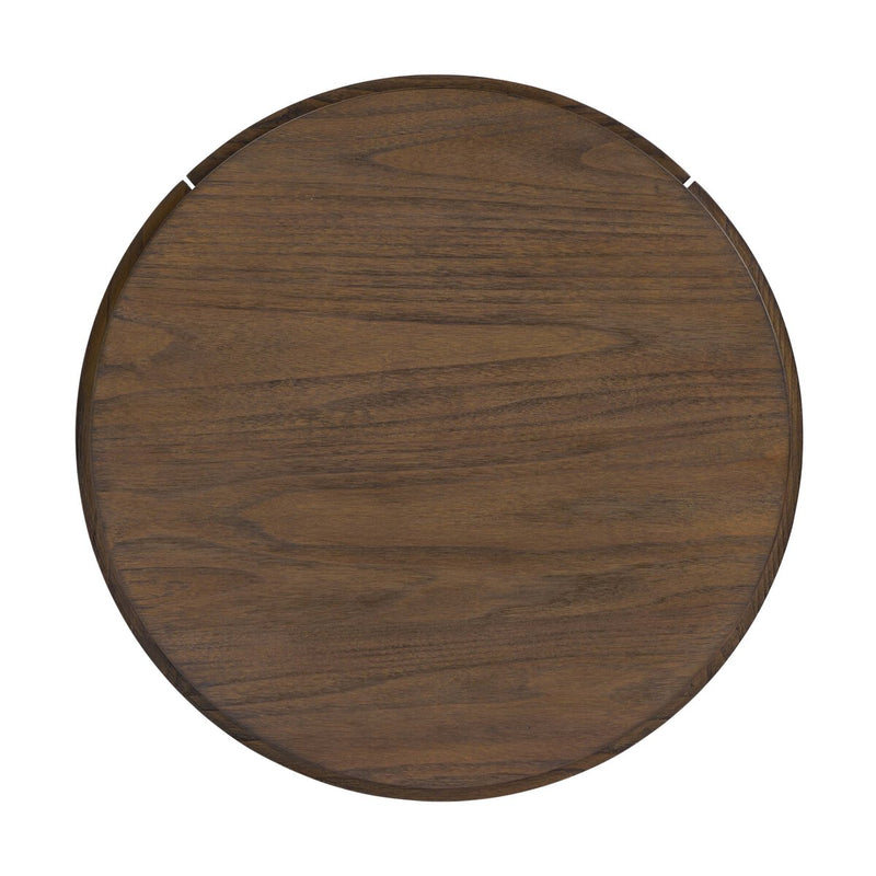 Bertie End Table - Stained Saddle Brown Sungkai Veneer