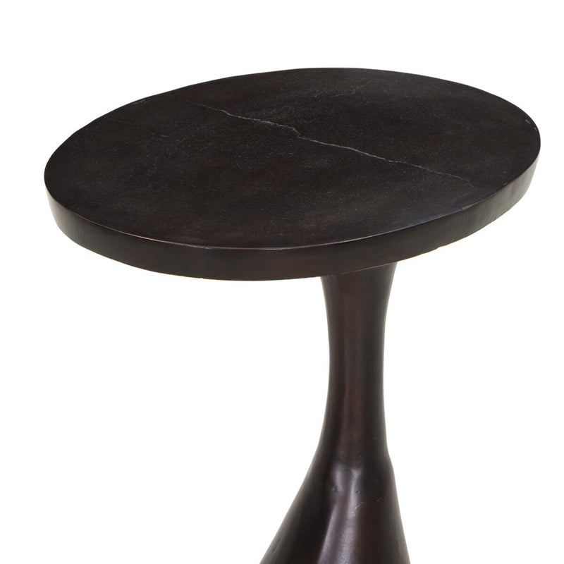 Tross End Table - Antique Rust