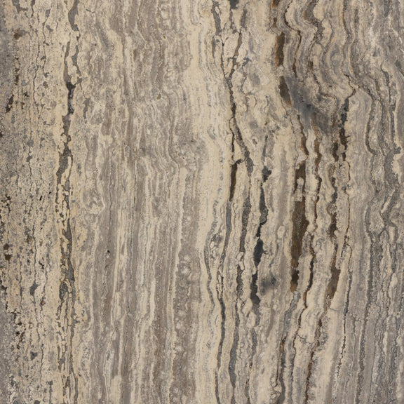 Pixie End Table - Grey Stripe Travertine