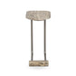 Pixie End Table - Grey Stripe Travertine