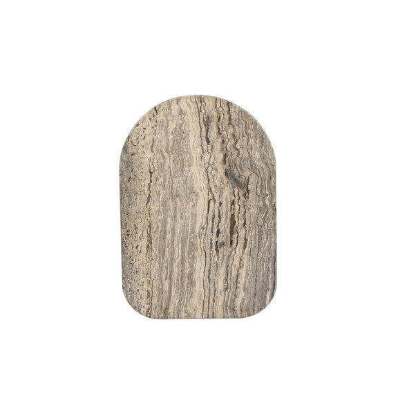 Pixie End Table - Grey Stripe Travertine
