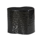 Dulcie End Table - Glossy Black Cast Aluminum