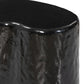 Dulcie End Table - Glossy Black Cast Aluminum