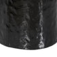 Dulcie End Table - Glossy Black Cast Aluminum