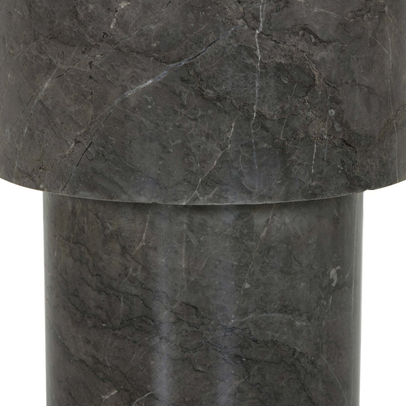 Guthrie End Table - Warm Grey Marble