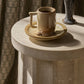 Bibi Drink Table - Cream Marble