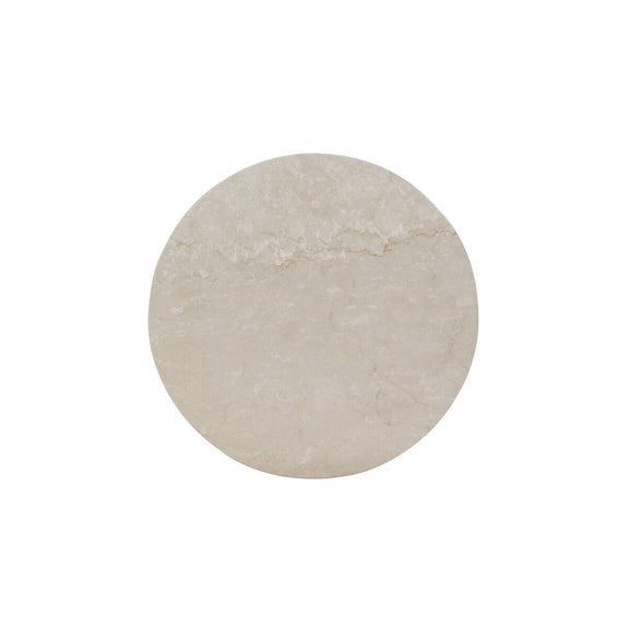 Bibi Drink Table - Cream Marble