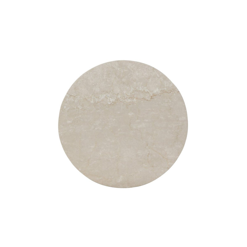 Bibi Drink Table - Cream Marble