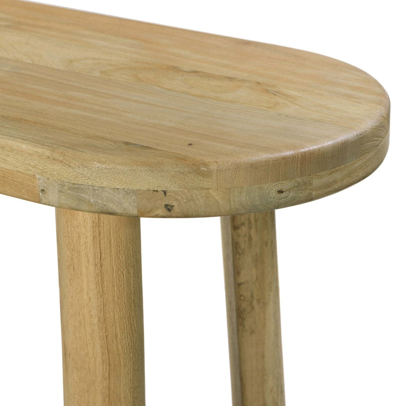 Daley Console Table - Light Natural Mango