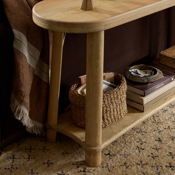 Daley Console Table - Light Natural Mango