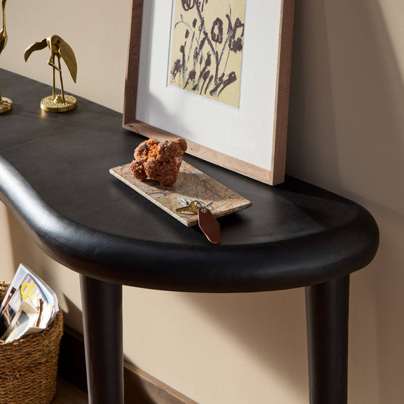 Axel Console Table - Black Antique