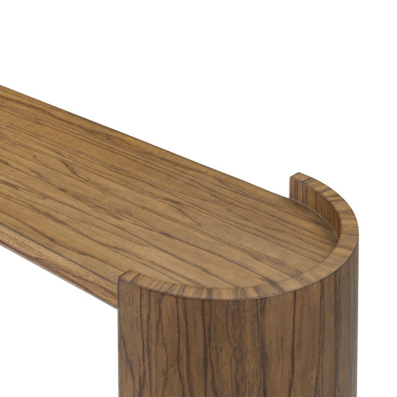 Damari Console Table - Medium Brown Limba