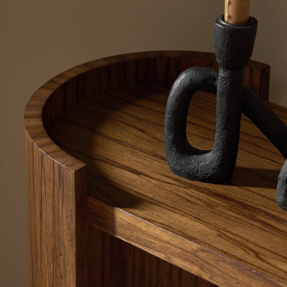 Damari Console Table - Medium Brown Limba